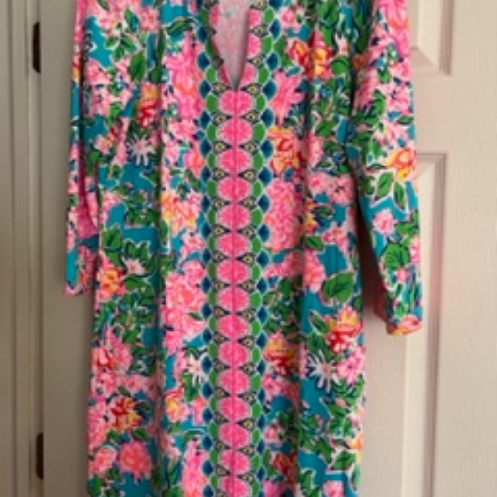 Lilly Pulitzer Nadine dress XL The Occasion Engineered Chilly Lilly - Picture 2 of 4